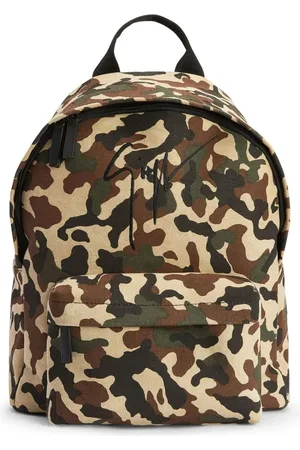 Giuseppe Zanotti Business & reistassen - Bud Camouflage Logo Backpack in