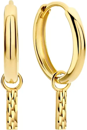 Isabel Bernard Oorbellen - Rivoli Laura 14 karat hoop earrings in