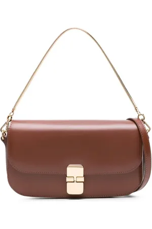 A.P.C. Hobo bags - Leather Shoulder Bag in