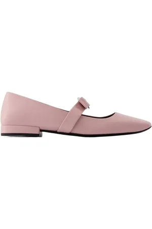 VERSACE Ballerinas - Leather - Pink in
