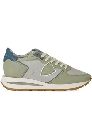 Philippe model Low-Top Sneakers - Tropez Haute Low Veau Mixage Gris Sage Sneaker in
