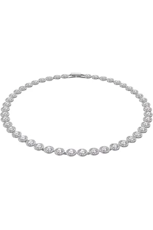 Swarovski Kettingen - Angelic Round cut Rhodium plated in