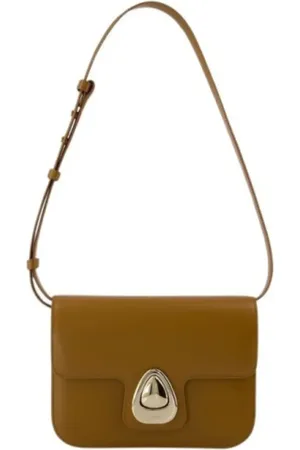 A.P.C. Hobo bags - Astra Small Crossbody - Leather - Brown in