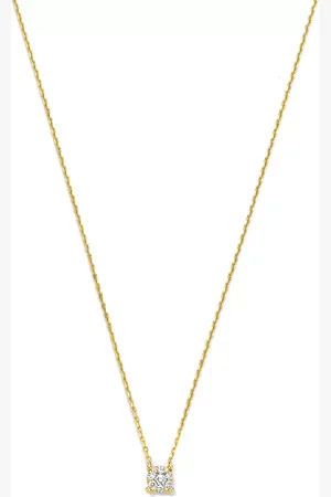 Isabel Bernard Kettingen - De la Paix Hanaé 14 karat necklace diamond 0.08 in