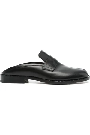 Maison Margiela Loafers - Tabi Loafer Mule Black in