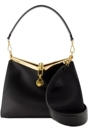 Etro Hobo bags - Pelle Unita Hobo Bag - Leather - Black in