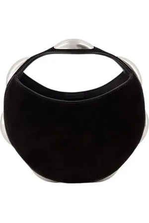 Alexander Wang Crossbody bags - Dome Circular Top Handle Bag - Leather - Black in