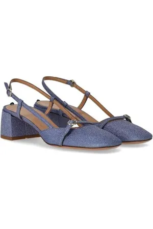 A.BOCCA Hoge hakken - Smoky Blue Slingback Pump in