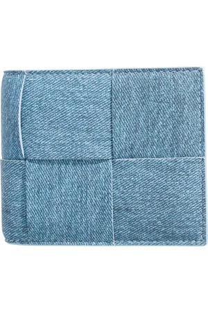 Bottega Veneta Portemonnees - Intrecciato Nappa Denim in