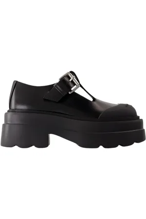 Alexander Wang Tova Mary Jane Platform Loafers - Leather - Black in