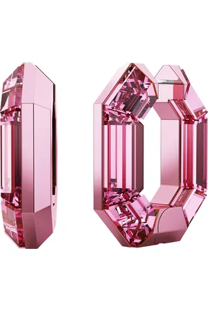 Swarovski Oorbellen - Lucent hoop earrings, Octagon shape, Small in
