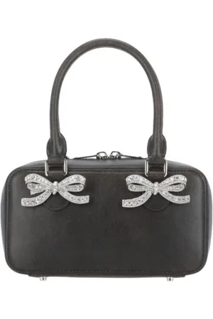 Self-Portrait Crossbody bags - Distressed Leather Handbag in