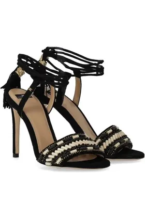 Elisabetta Franchi Sandalen - Red Carpet Black Heeled Sandal in