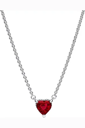 PANDORA Kettingen - Heart sterling silver collier with cherries jubile in