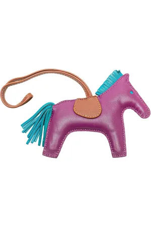 Hermès Sleutelhangers & Bag Charms - 2010-2023 Milo Lambskin Grigri Rodeo Bag Charm PM in