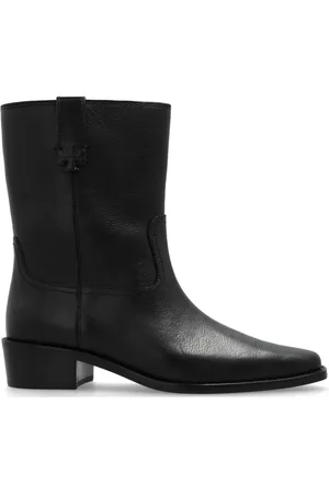 Tory Burch Boots - Black City Western Ankle Boot in
