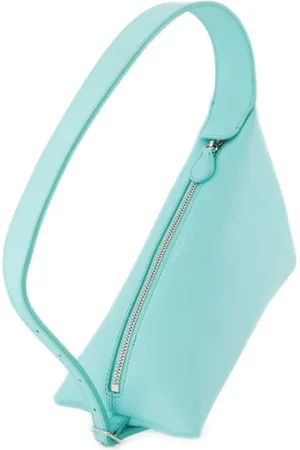 Courrèges Hobo bags - Leather Baby Shark Hobo Bag - Blue - Leather in