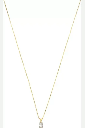 Isabel Bernard Kettingen - De la Paix Maxime 14 karat necklace diamond 0.11 in