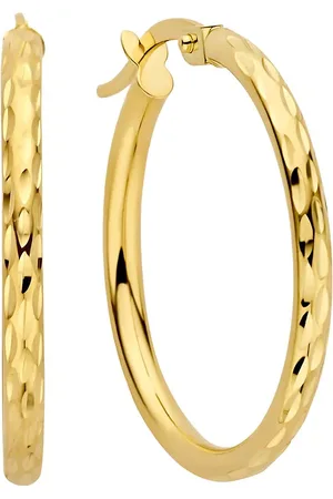 Isabel Bernard Oorbellen - Rivoli Laura 14 karat hoop earrings in