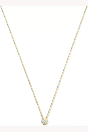 BELORO Kettingen - Monte Napoleone Lucilla 9 karat necklace with zirc in