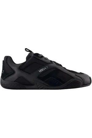 VERSACE Low-Top Sneakers - Sneakers - Leather - Black in