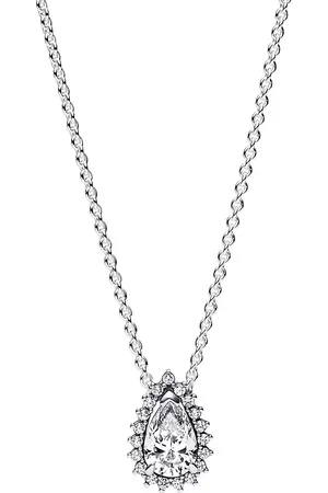 PANDORA Kettingen - Sterling necklace withcubic zirconia in