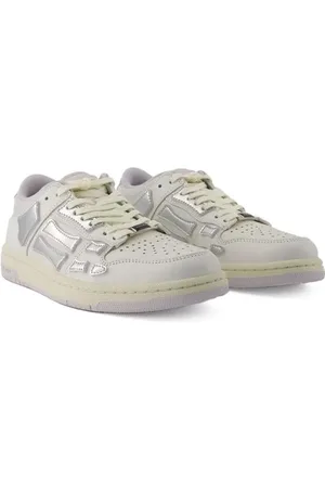AMIRI Low-Top Sneakers - Metallic Skel Top Low Sneakers - Synthetic - White in