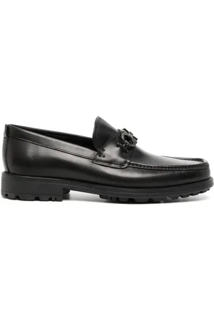 Salvatore Ferragamo Loafers - Black Leather Loafer in