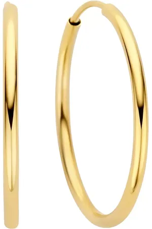 Isabel Bernard Oorbellen - Le Marais Cerise 14 karat hoop earrings in