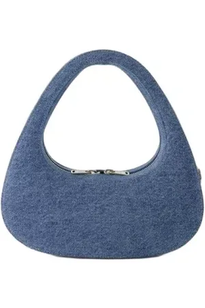COPERNI Crossbody bags - Swipe Shoulder Bag - Canvas - Washed Blue in