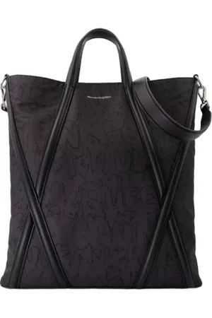 Alexander McQueen Totes & shoppers - Harness Shopper Bag - Nylon - Black in