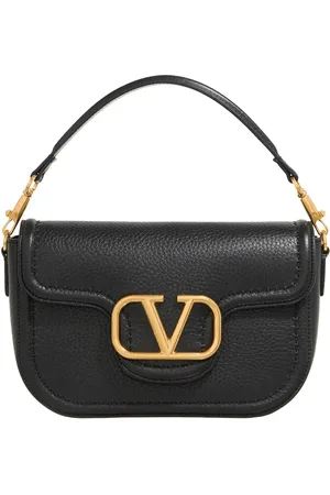 VALENTINO GARAVANI Shoppers - Shoulder Bag Alltime Brass Logo in