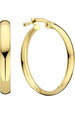 Isabel Bernard Oorbellen - Rivoli Estrella 14 karat hoop earrings in