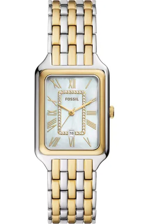 Fossil Horloges - Raquel Three-Hand Date Stainless Steel Watch in