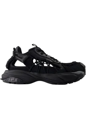 VERSACE Low-Top Sneakers - Sneakers - Leather - Black in