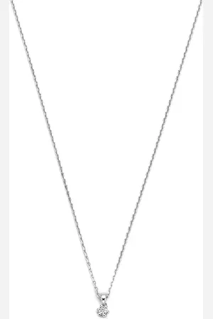 Isabel Bernard Kettingen - De la Paix Emily 14 karat necklace diamond 0.05 in