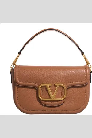 VALENTINO GARAVANI Shoppers - Shoulder Bag Alltime Brass Logo in