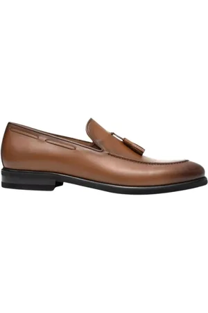 PHILIPPE LANG Loafers - Moccasins Leather In Brown in