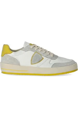 Philippe model Low-Top Sneakers - Nice White Yellow Sneaker White in