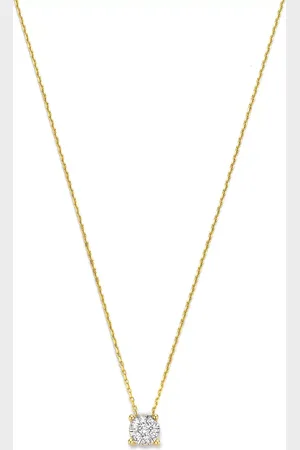 Isabel Bernard Kettingen - De la Paix Hanaé 14 karat necklace diamond 0.14 in