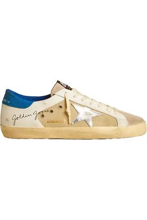 Golden Goose Low-Top Sneakers - Super Star Leather And Net Uppe Sneakers in