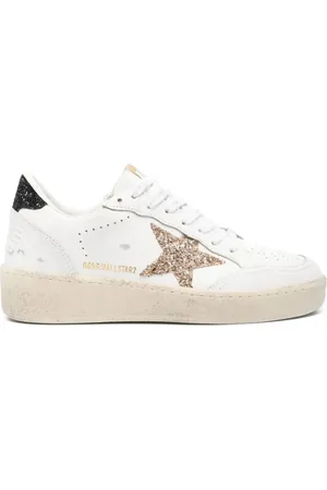 Golden Goose Low-Top Sneakers - White Ballstar 2 Sneakers in
