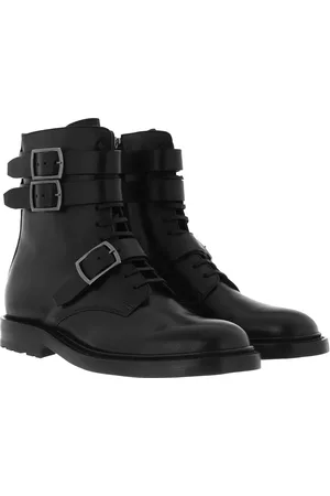 Saint Laurent Boots & laarzen - Military High Top Boots Leather in