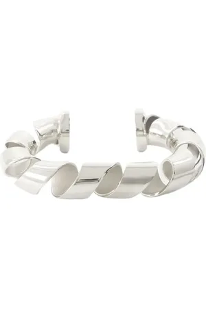 Paco rabanne Armbanden - Xl Link Twist Cuff Bracelet - Metal - in
