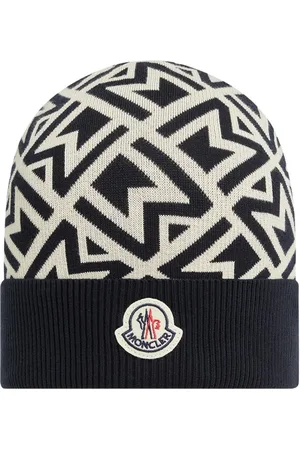 Moncler Mutsen & petten - Beanie With Geometric M Pattern in