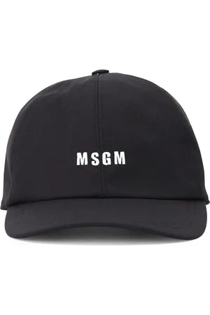 Msgm Mutsen & petten - Cap mit Logo-Stickerei in