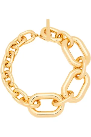 Paco rabanne Armbanden - Interlocking Link Bracelet With Polished Fini in