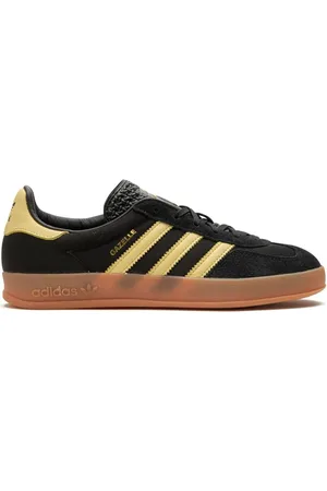 adidas Low-Top Sneakers - Gazelle Indoor Core Black / Almost Yellow / Gum in