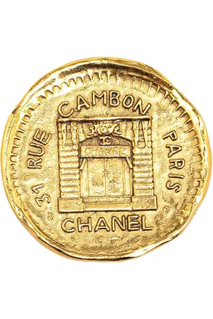 CHANEL Charms - Plated 31 Rue Cambon Brooch in