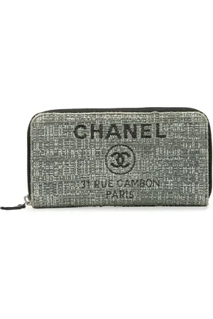 CHANEL Portemonnees - Tweed Deauville Continental Wallet in